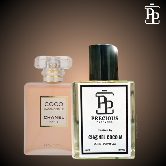 Shop our Chanel Coco Mademoiselle inspired women's perfume - fresh, citrusy & floral. 60 ml, 100 ml at an affordable price. Free Shipping & COD at Precious Perfumes.