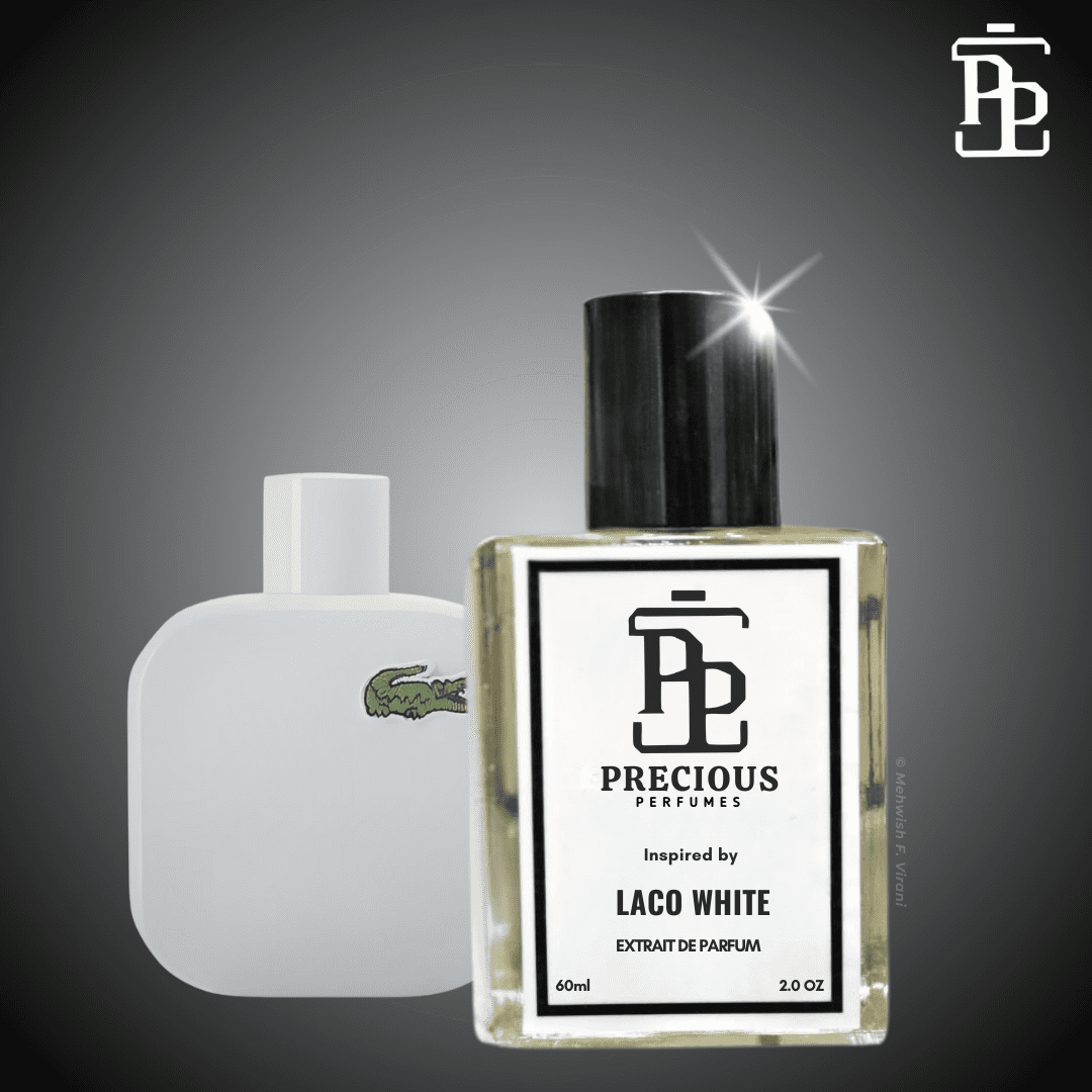Shop our Lacoste White inspired men's perfume - woody, aromatic. 60 ml, 100 ml at an affordable price. Free Shipping & COD at Precious Perfumes.