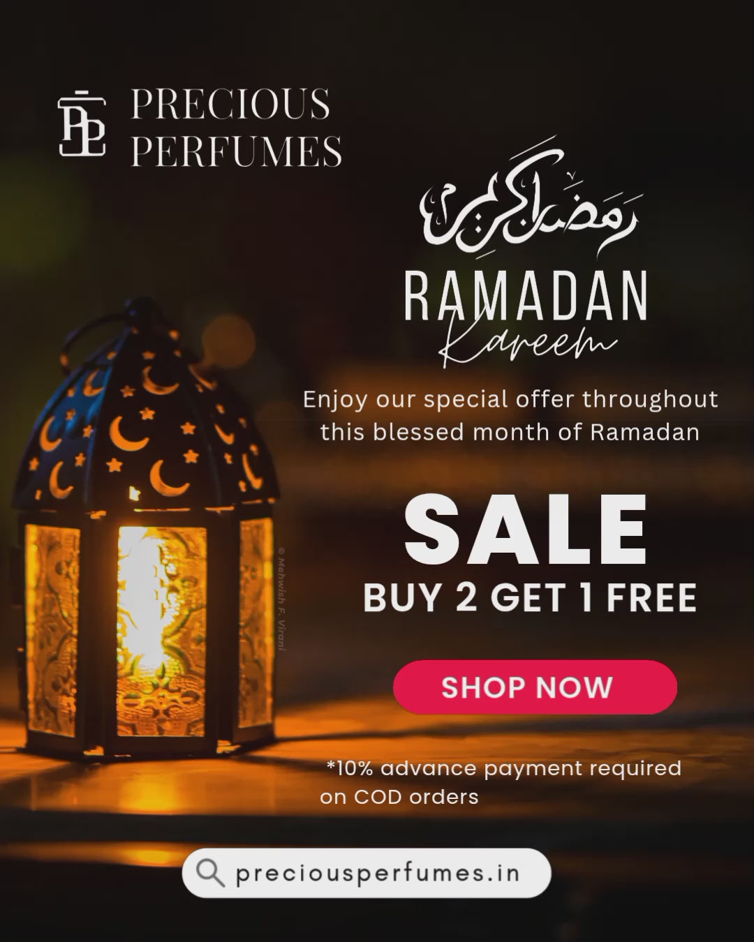 Load video: Celebrate this blessed month with our Ramadan Special Offer🌙 BUY 2 GET 1 FREE on all scents✨ Shop now at https://preciousperfumes.in ✅ Premium Ingredients✅ Long-Lasting Fragrance ✅ 10% advance payment required for COD orders