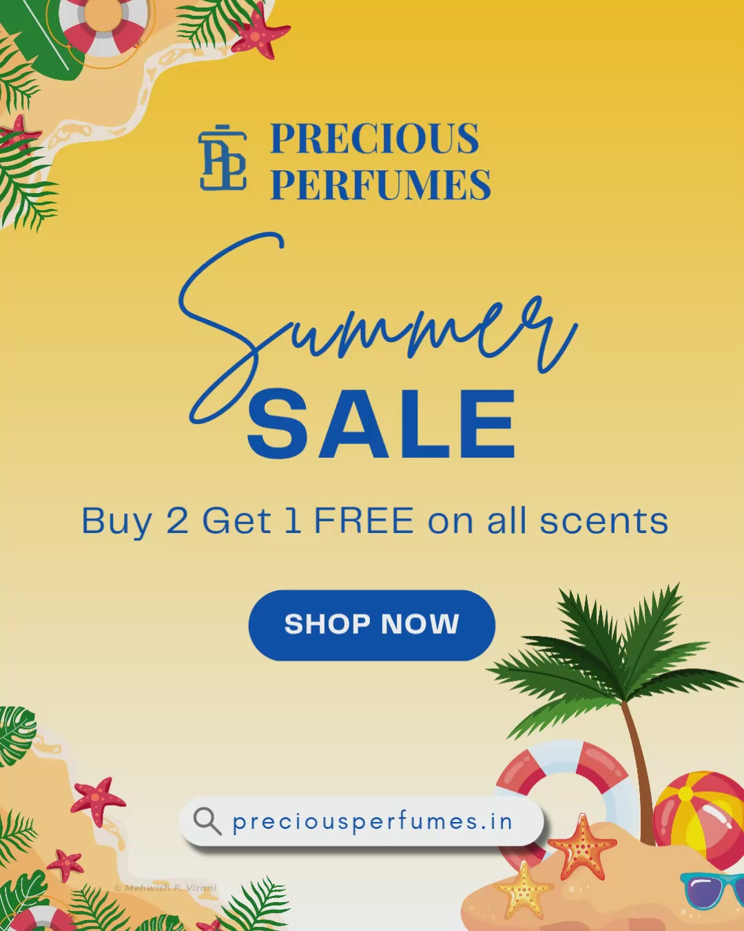 Load video: Our Summer Sale is here!☀️BUY 2 GET 1 FREE on all your favourite inspired scents✨Shop now at https://preciousperfumes.in✅ Affordable Price✅ Long-Lasting Fragrance ✅ Premium Ingredients✅10% advance payment required for COD orders